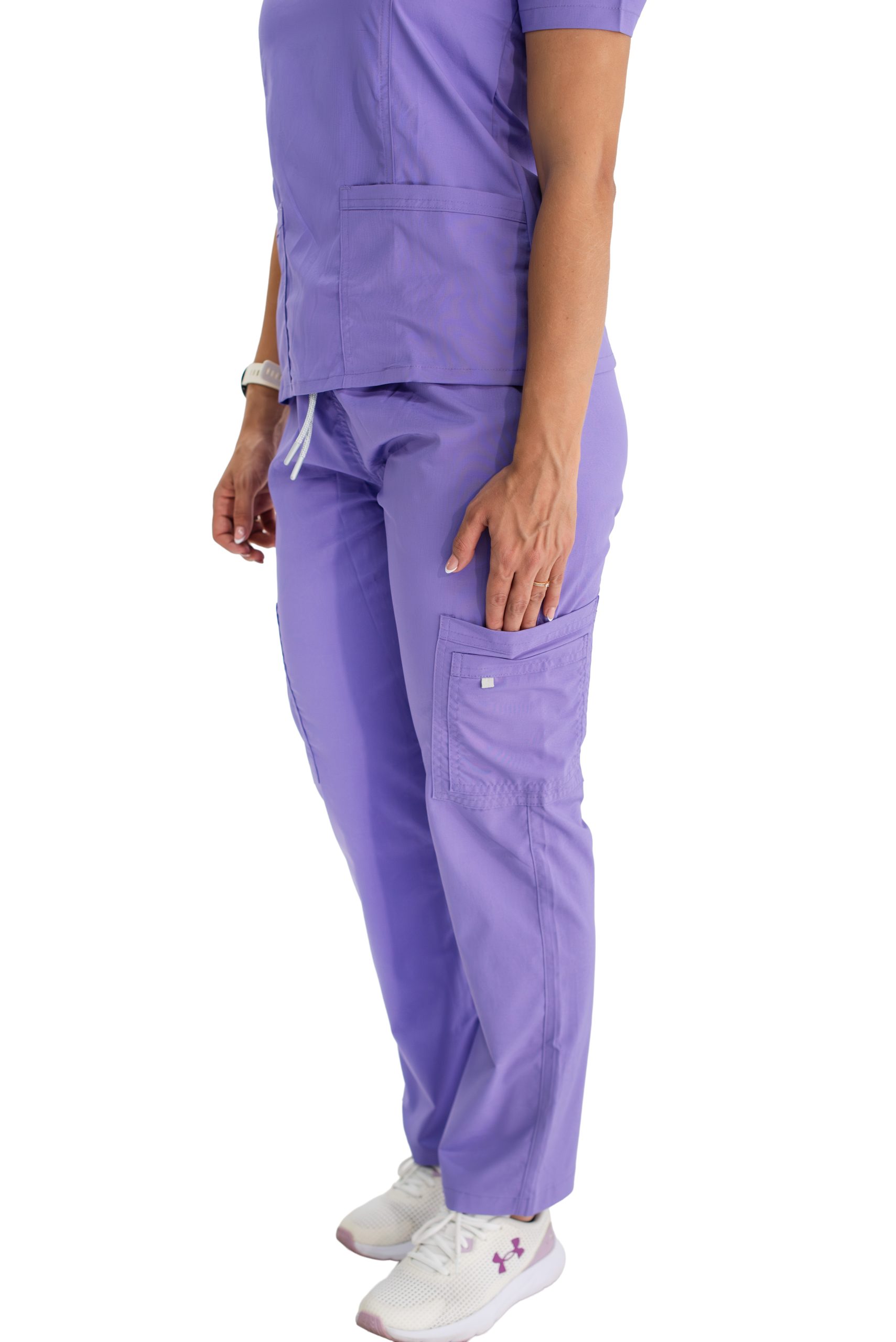 UNIFORME LILA CUELLO REDONDO - Image 3